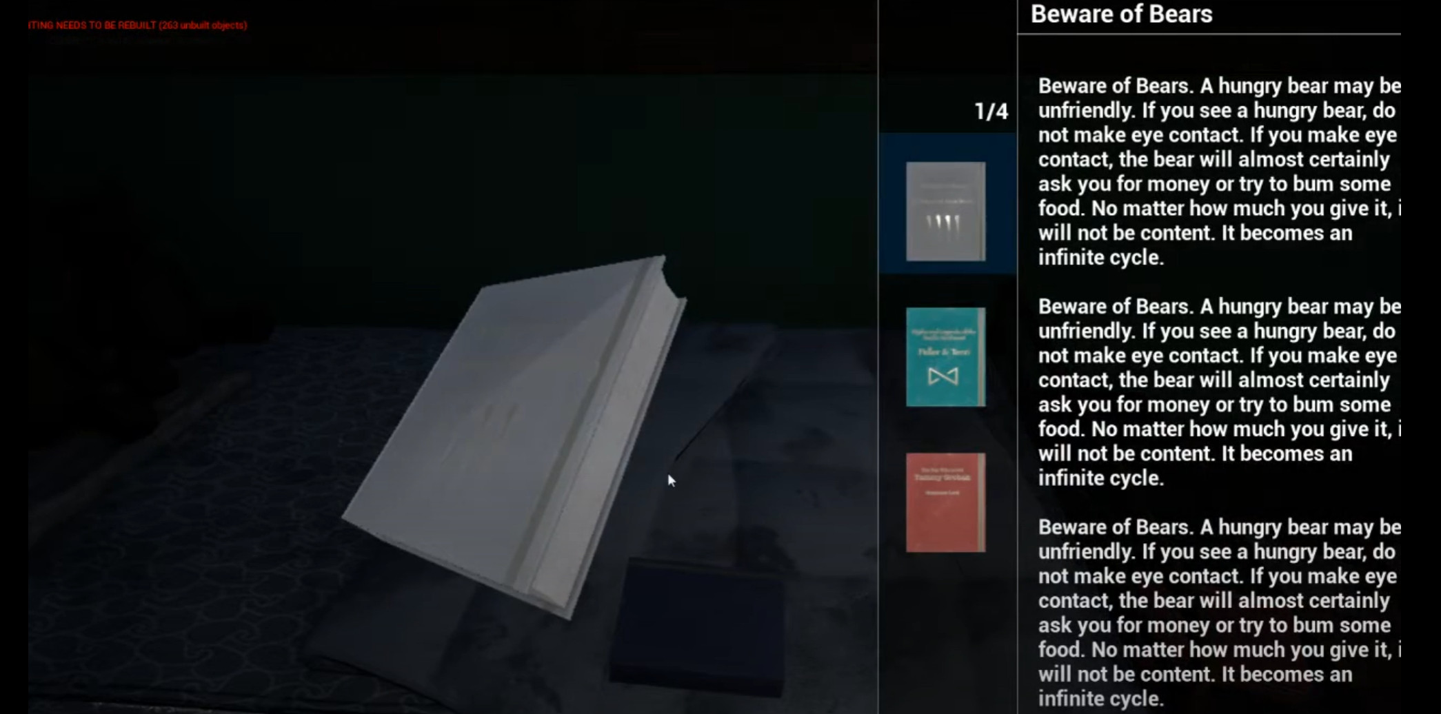 Do You Copy? 3D inventory UI screenshot