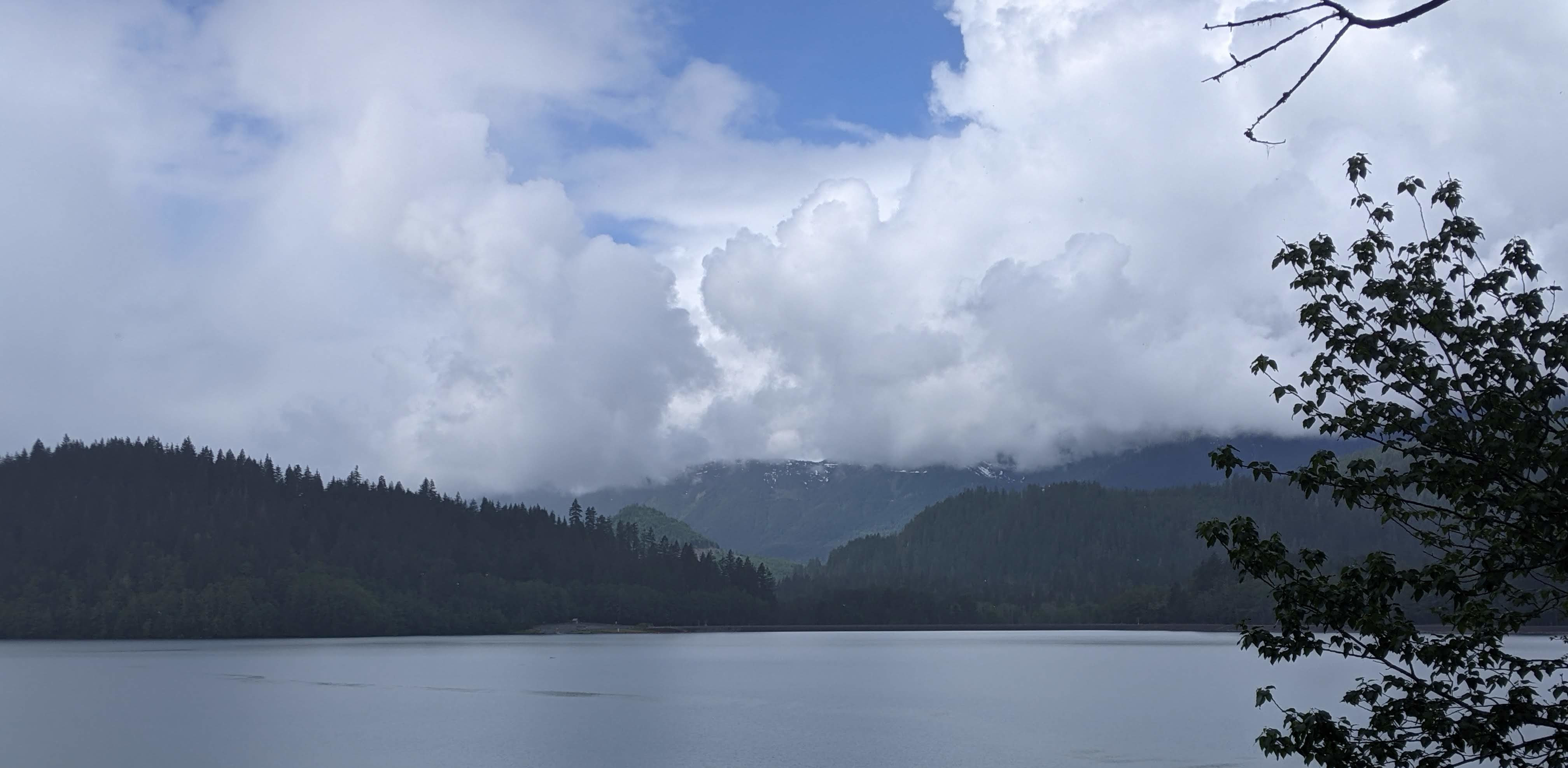Cody Van De Mark on a hike to Lake Baker.