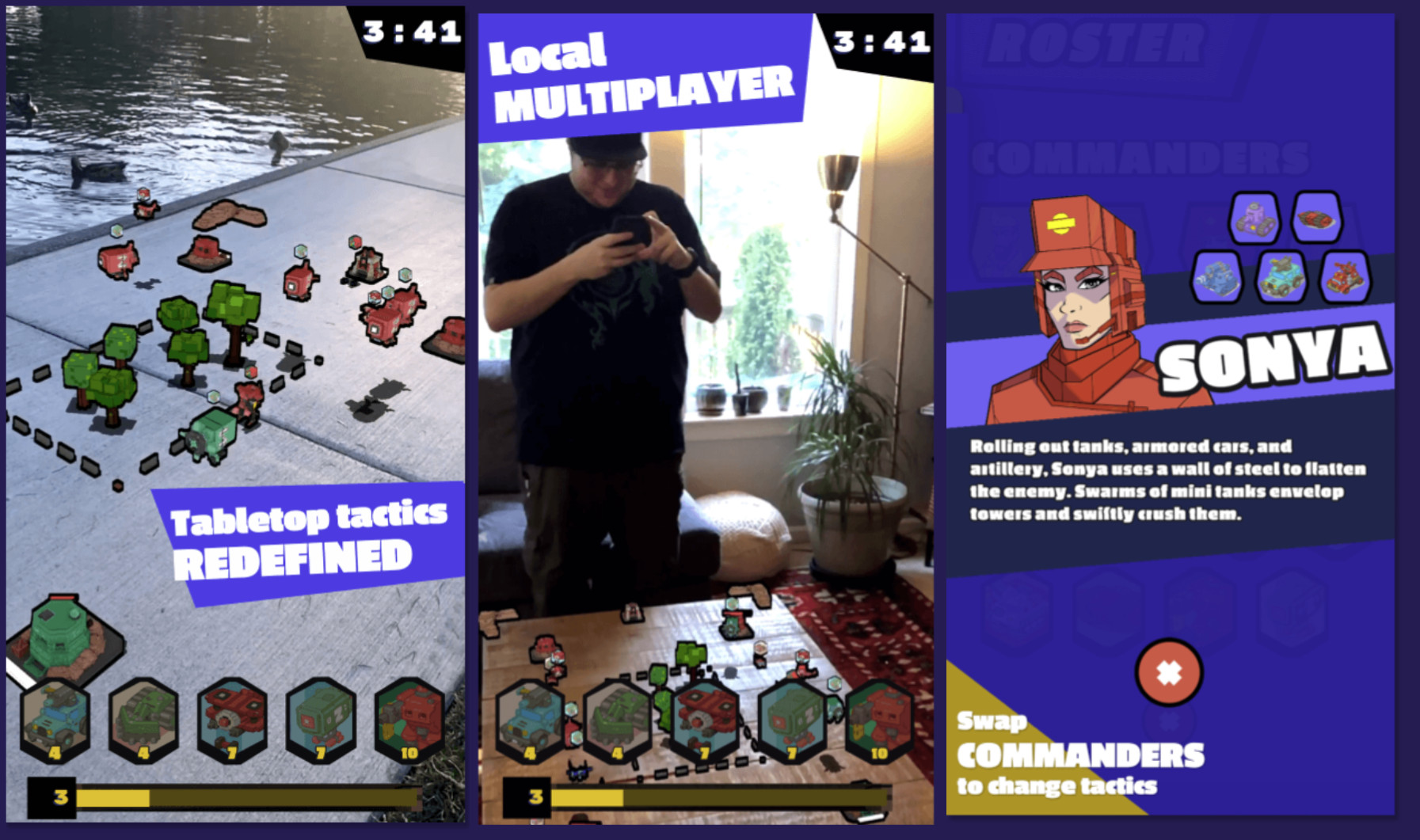 Table Trenches augmented reality gameplay