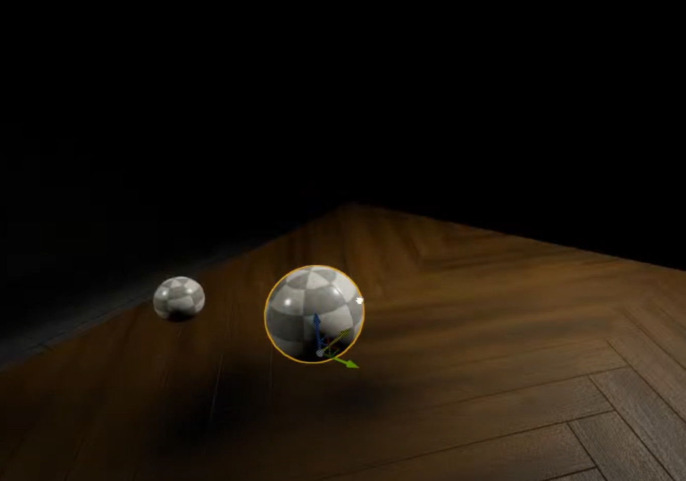VR pixel-shader shadow technique demo screenshot