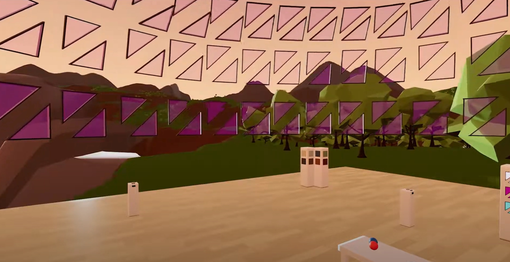 VR audio visualizer sphere demo screenshot